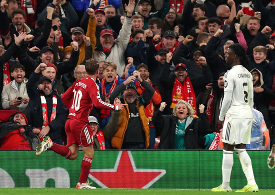 احتفال أليكسيس ماك أليستر بالهدف