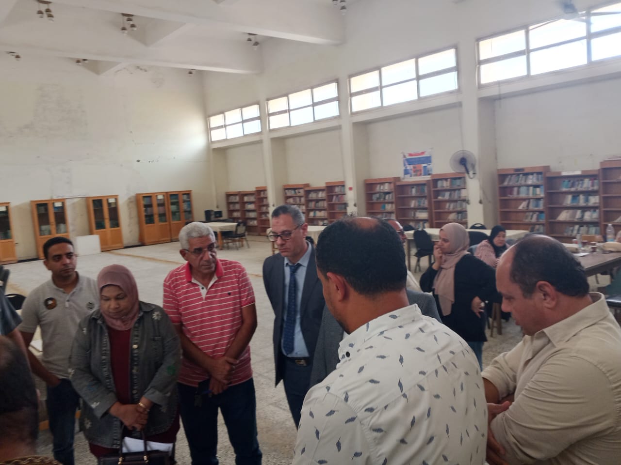 جانب من الزيارة جانب من الزيارة