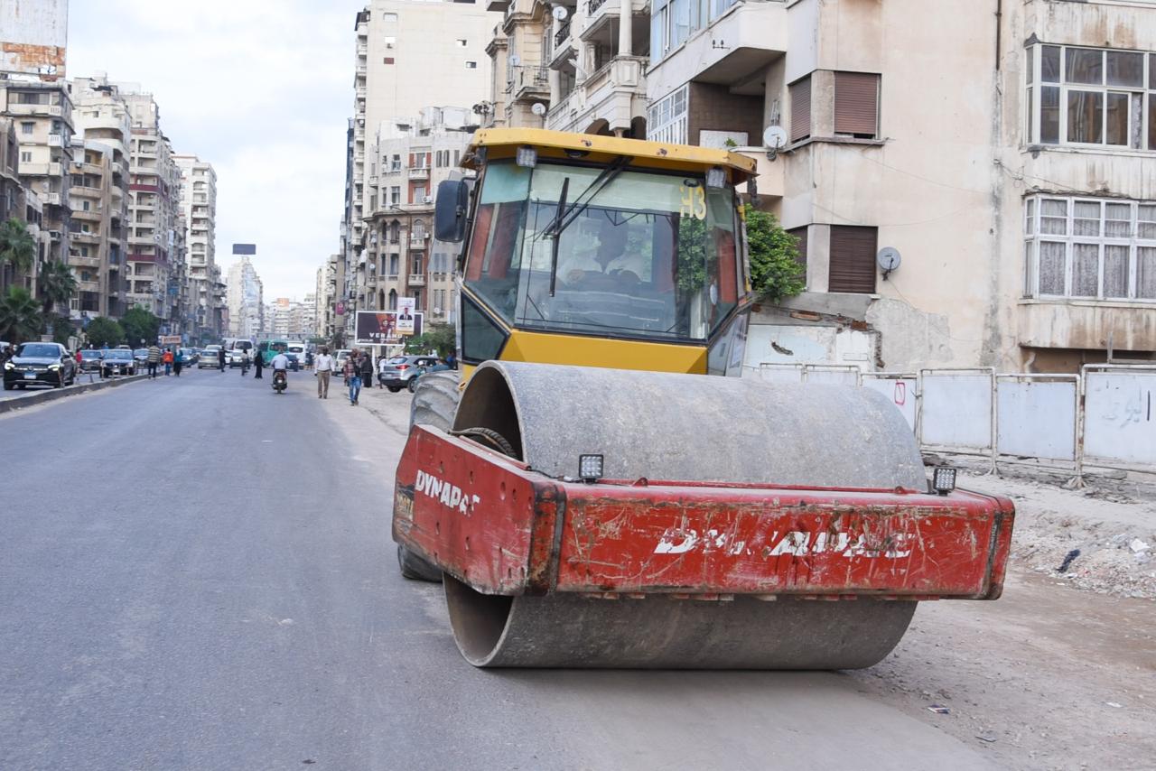 توسعة شارع ابوقير توسعة شارع ابوقير