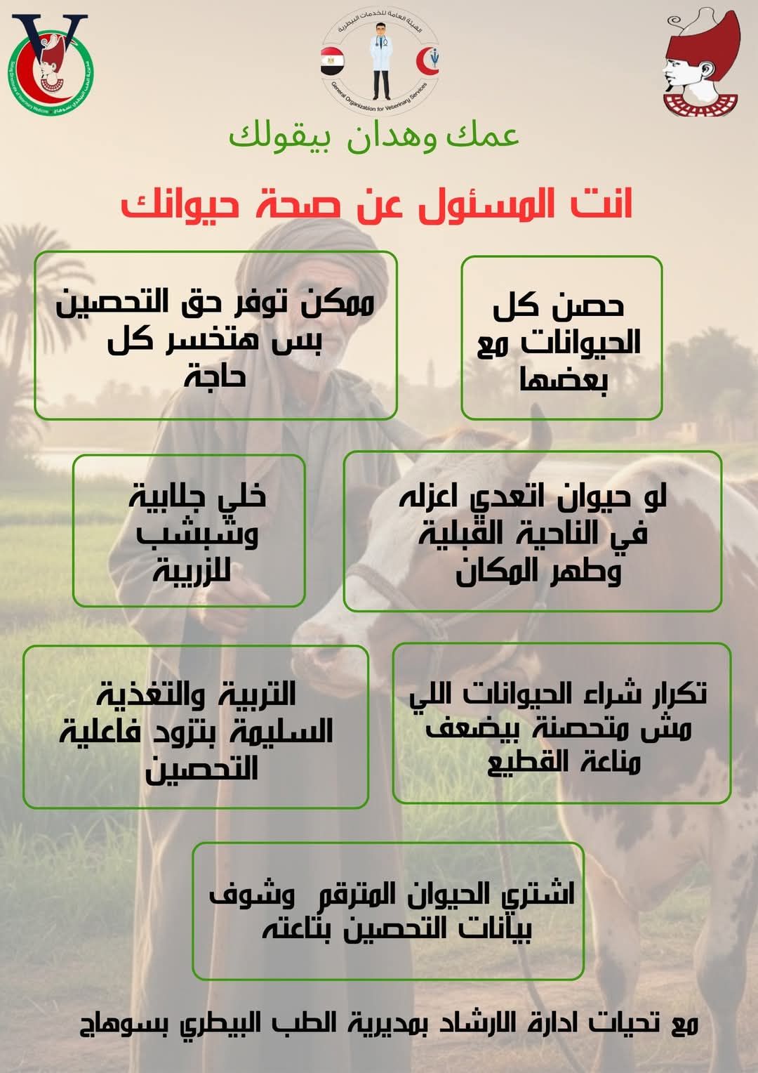 تحصين حيوانك مسؤوليتك