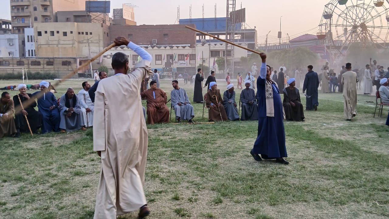لعبة التحطيب في قنا
