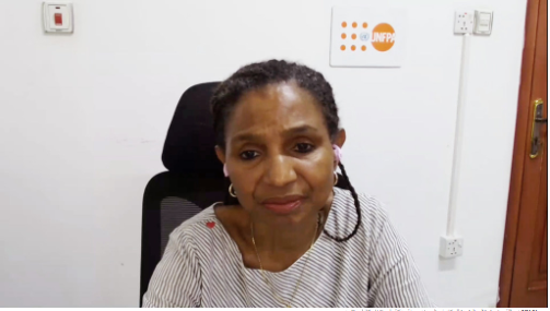 ممثلة صندوق الأمم المتحدة للسكان في السودان، أرجنتينا ماتافيل