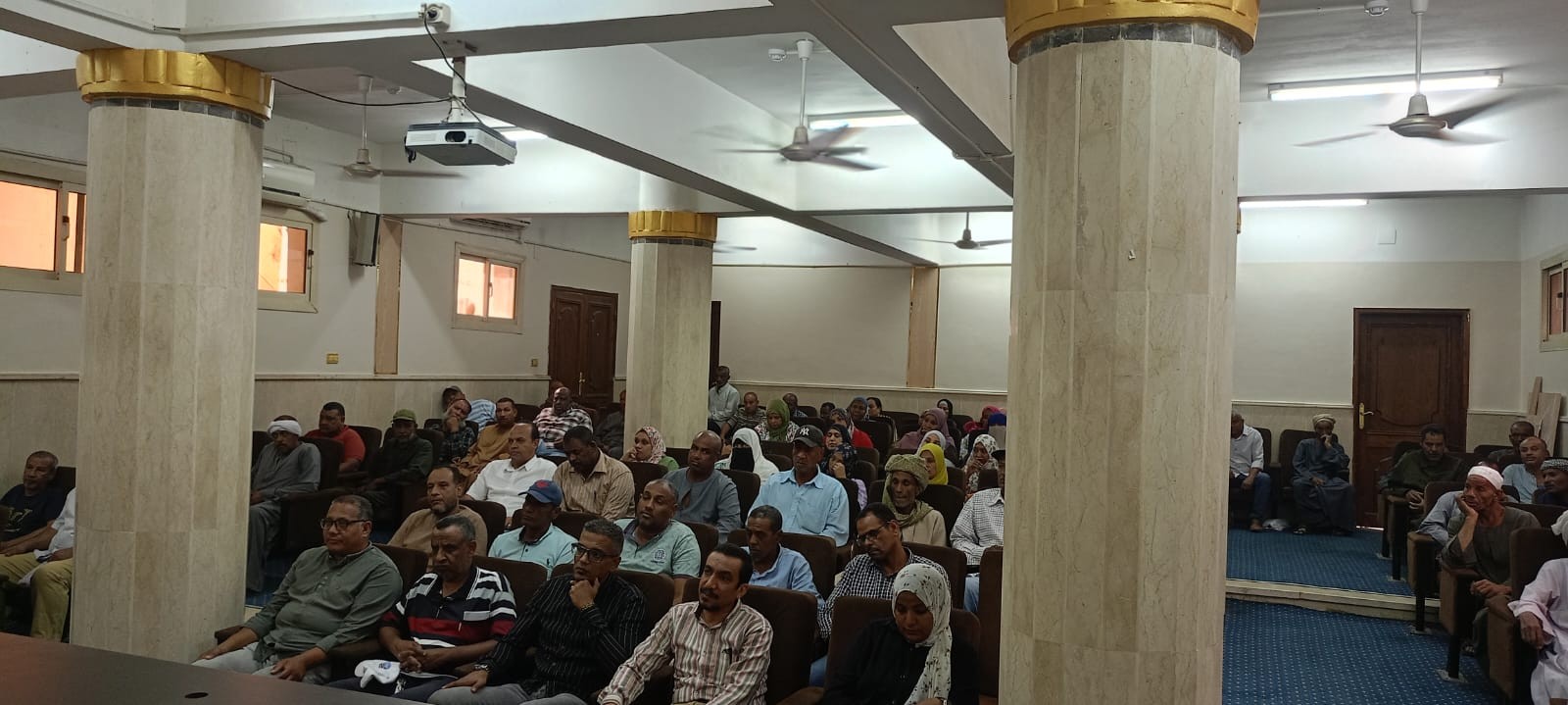 حضور أول لقاء لرئيس مدينة البياضية بعد قرار تعيينه رسمياً