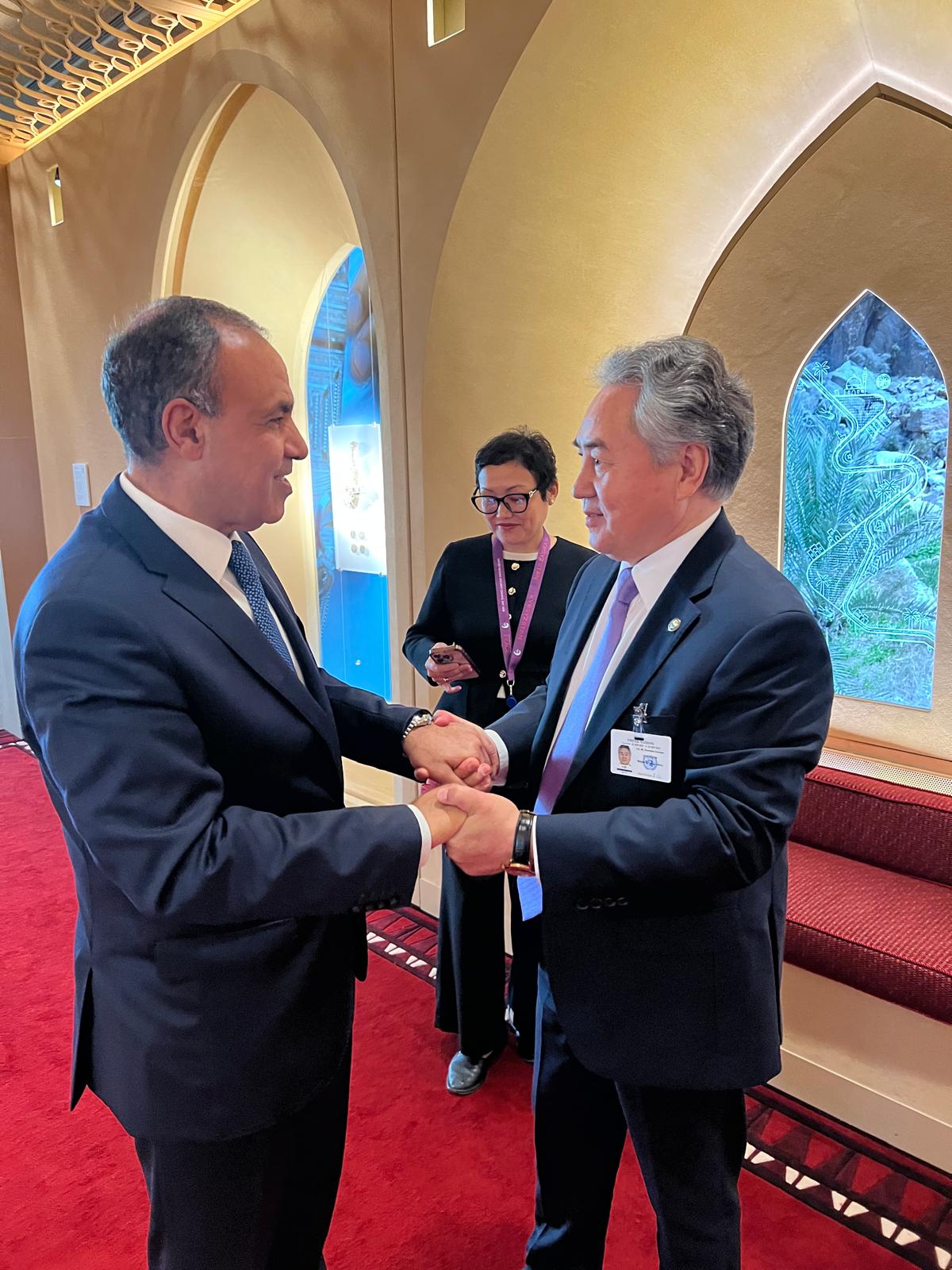 وزيرا خارجية مصر وقيرغيزستان