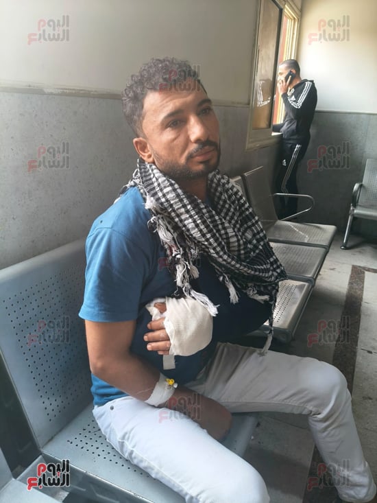 نيابة ميت غمر تستمع إلى أقوال السائق المقطوع يده نيابة ميت غمر تستمع إلى أقوال السائق المقطوع يده