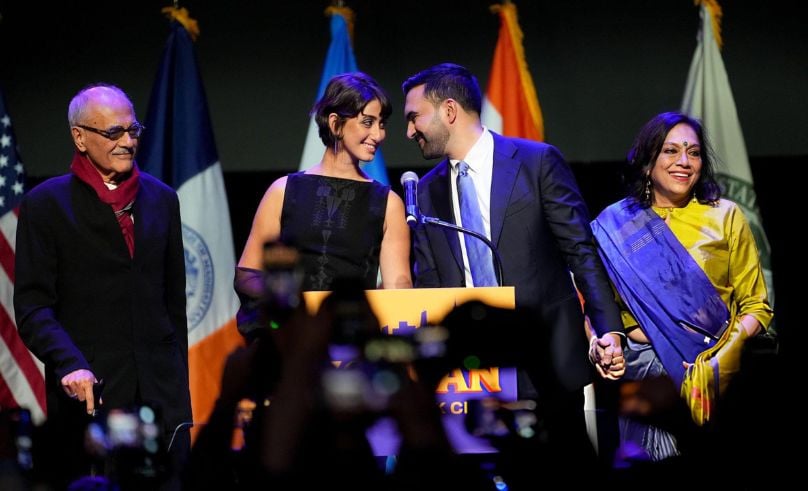 زوجة زهران ممداني