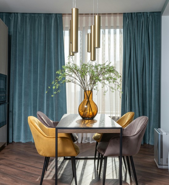 ستائر مخملية