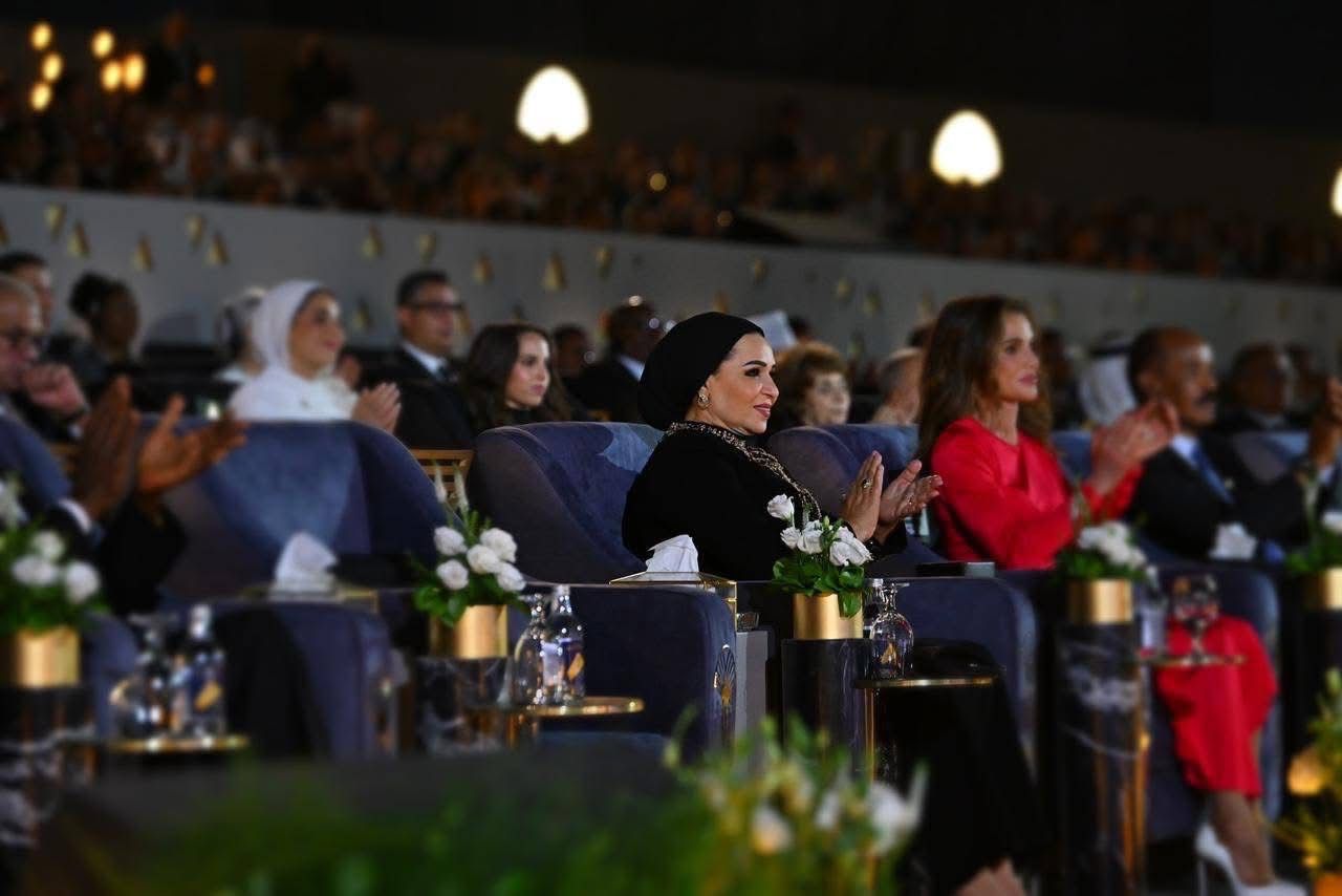 السيدة انتصار السيسي خلال حفل افتتاح المتحف المصري السيدة انتصار السيسي خلال حفل افتتاح المتحف المصري