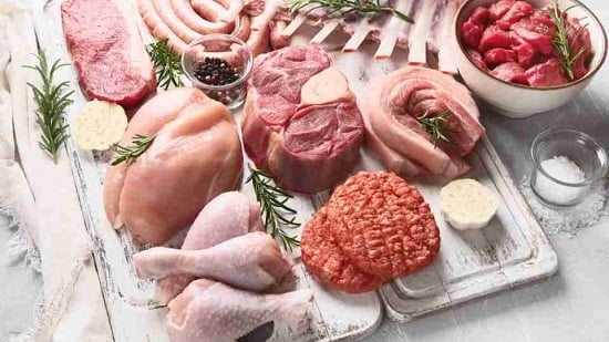 أنواع اللحوم