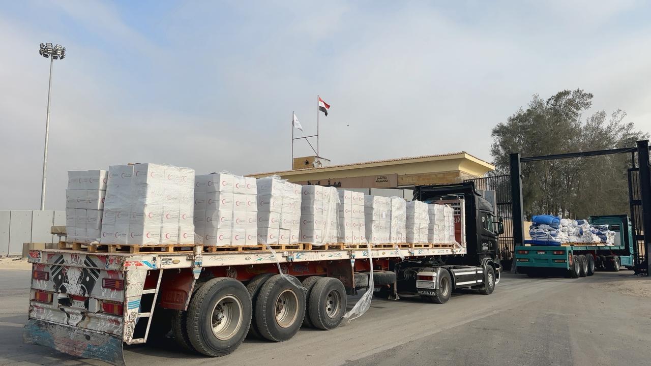 إطلاق قوافل زاد العزة إلى غزة