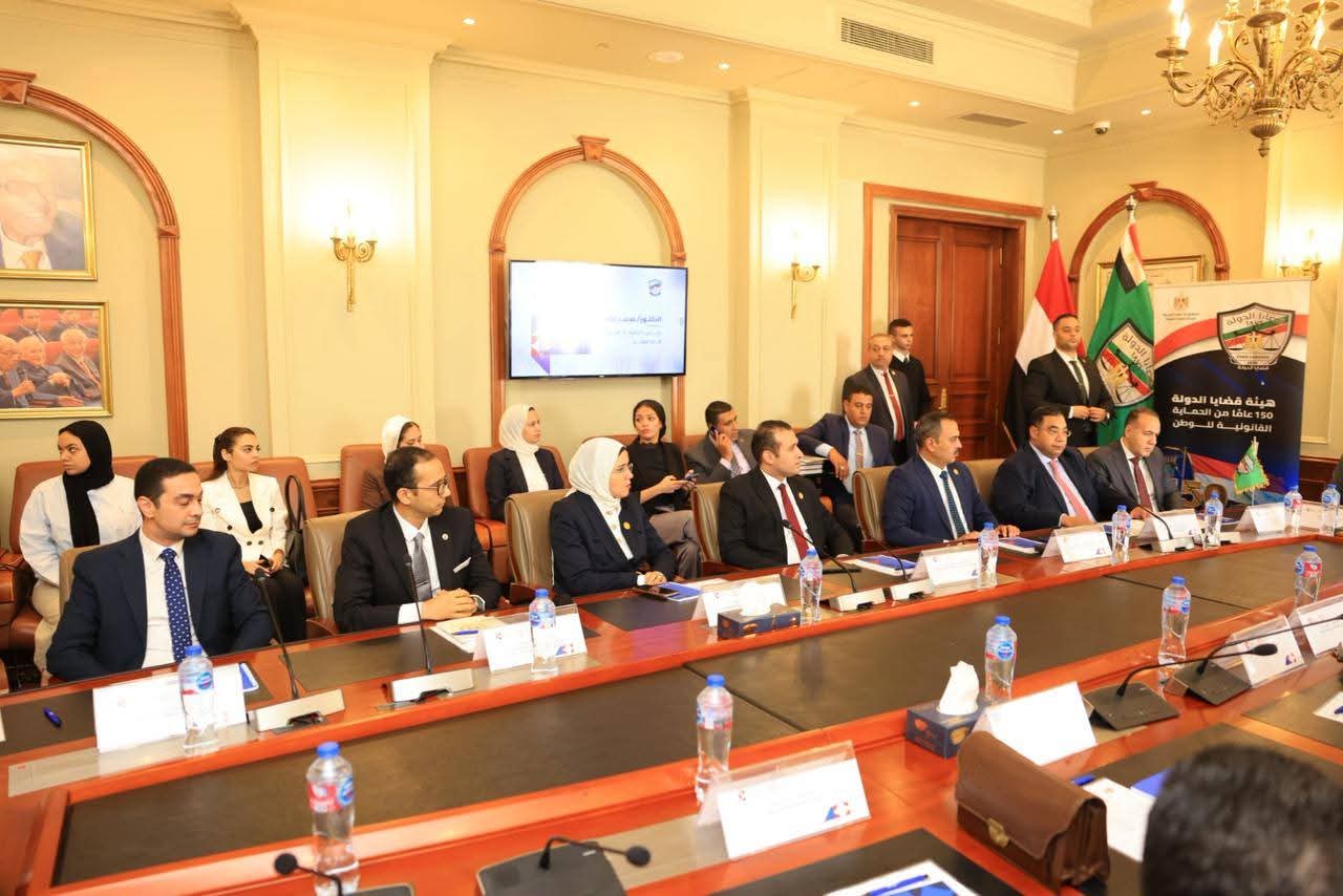 توقيع بروتوكول تعاون بين هيئة قضايا الدولة والجامعة البريطانية (9)