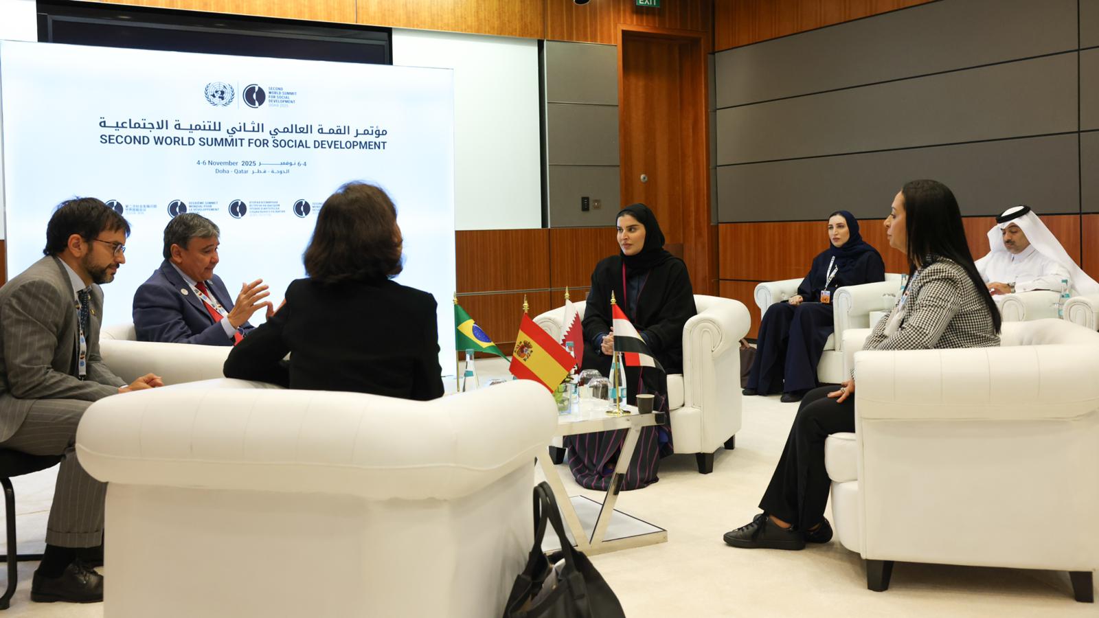 تواجد الدكتورة مايا مرسي وزيرة التضامن الاجتماعي