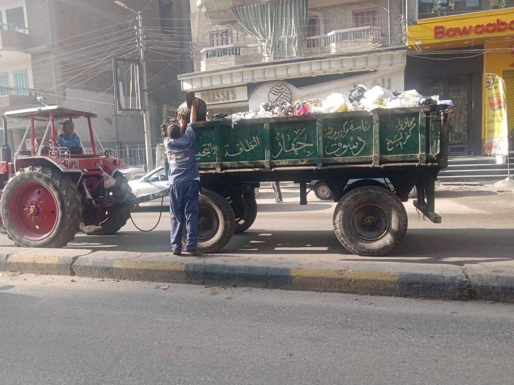 رفع المخلفات من الشوارع