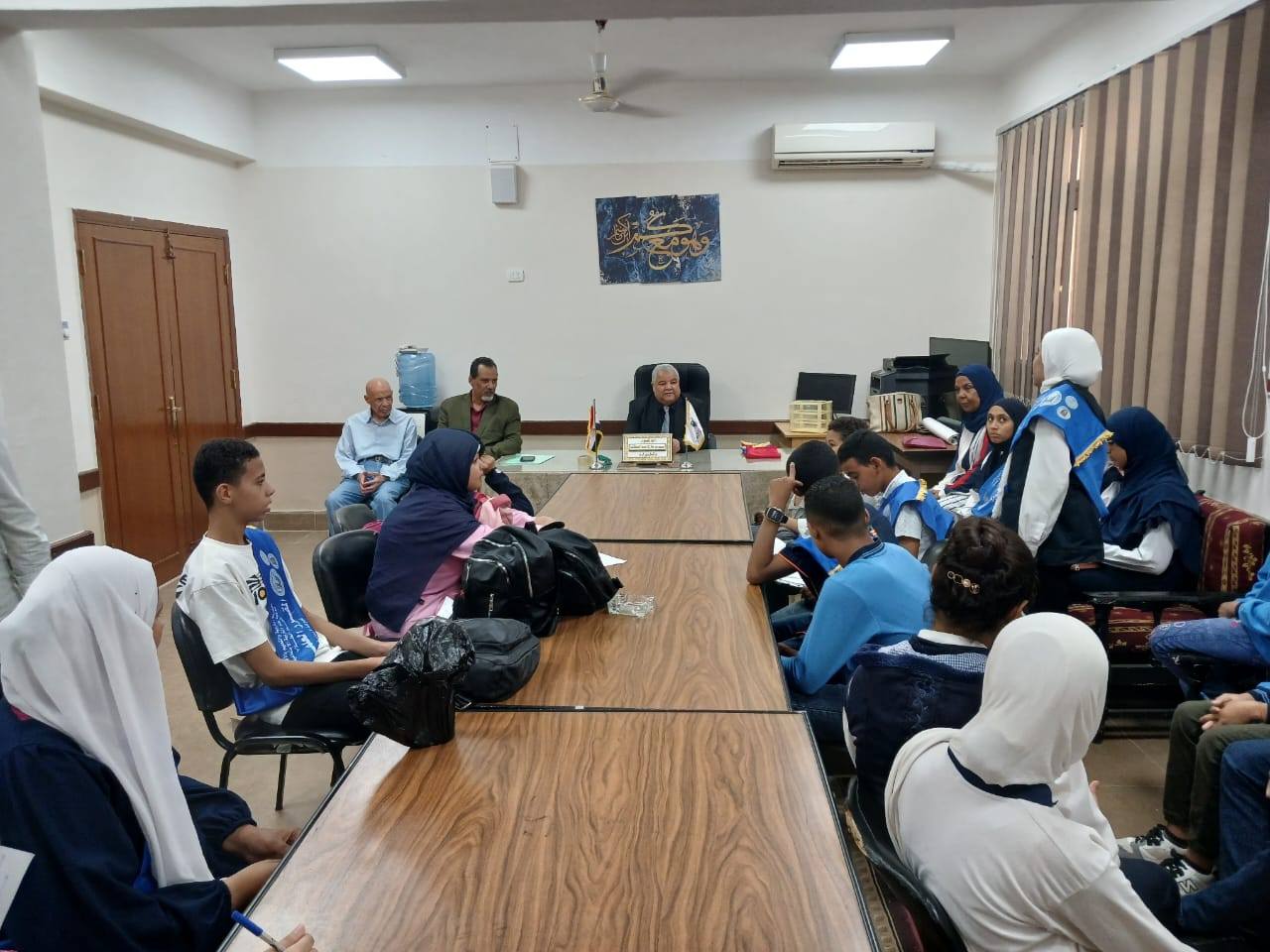 أعمال انتخابات المكتب التنفيذي لاتحاد طلاب المرحلة الإعدادية بالأقصر