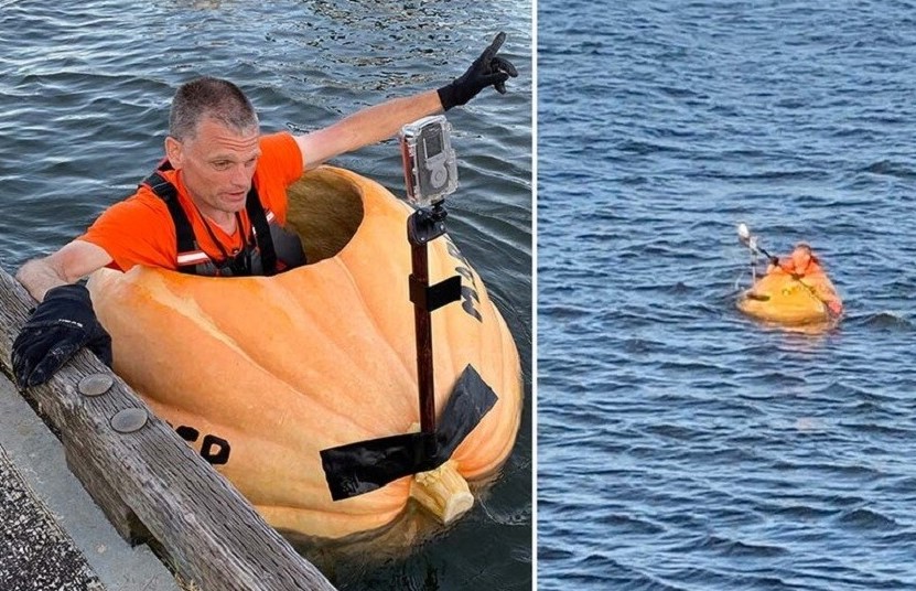 أمريكى يبحر بقرع عسل