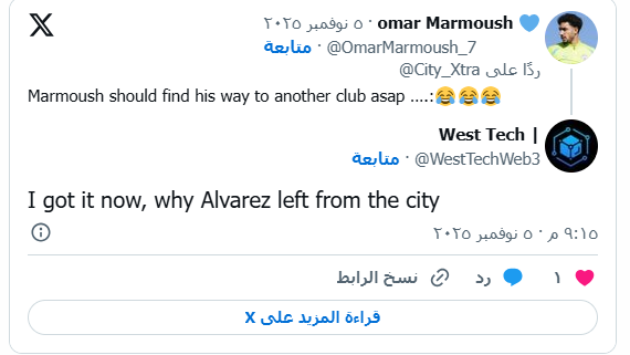 مشجع ينتقد مشاركة مرموش في الدقائق الأخيرة