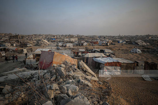 الخيام فى مدينة جباليا