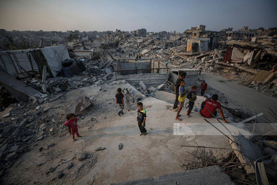 الأطفال فى مدينة جباليا