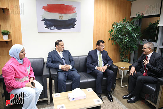 وزير الرياضة وحوار مع رئيس تحرير اليوم السابع