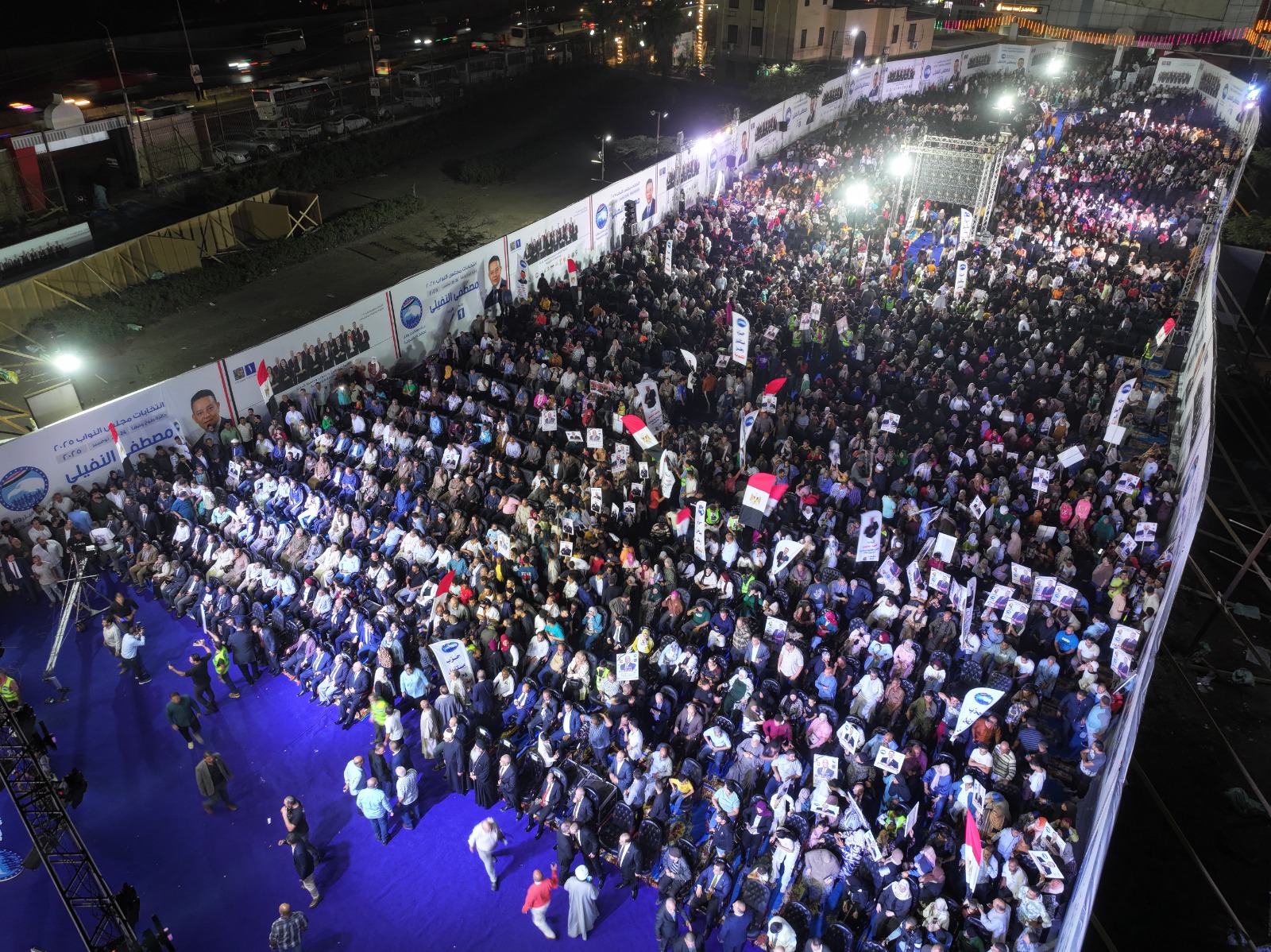 مؤتمر دعم القائمة الوطنية بالقليوبية