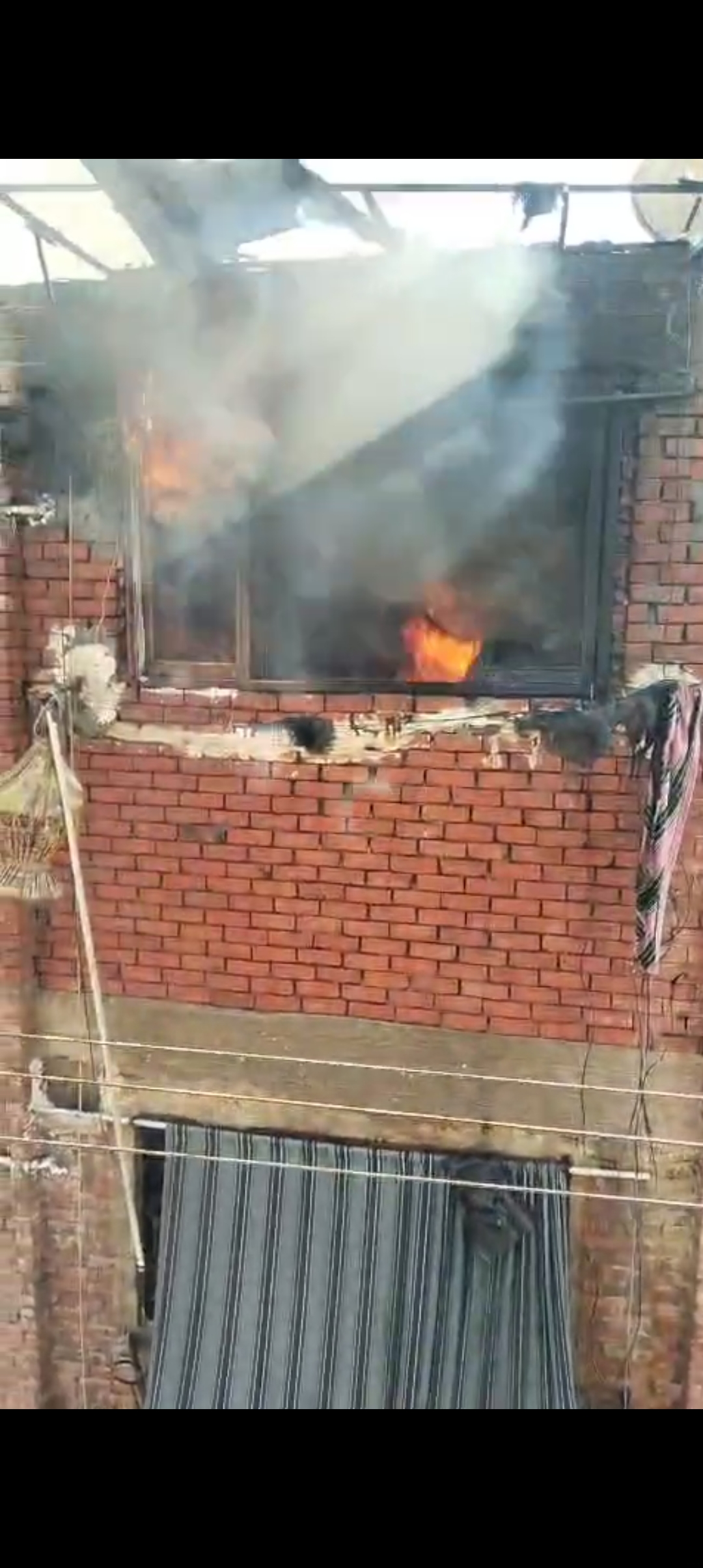 حريق بشقة سكنية بالطابق السادس بعقار بمنطقة بيجام