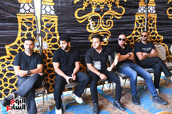 جنازة والد محمد رمضان