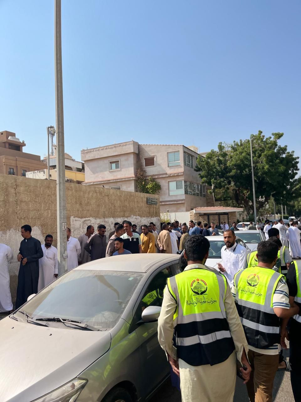 احتشاد المصريين في جدة (1)