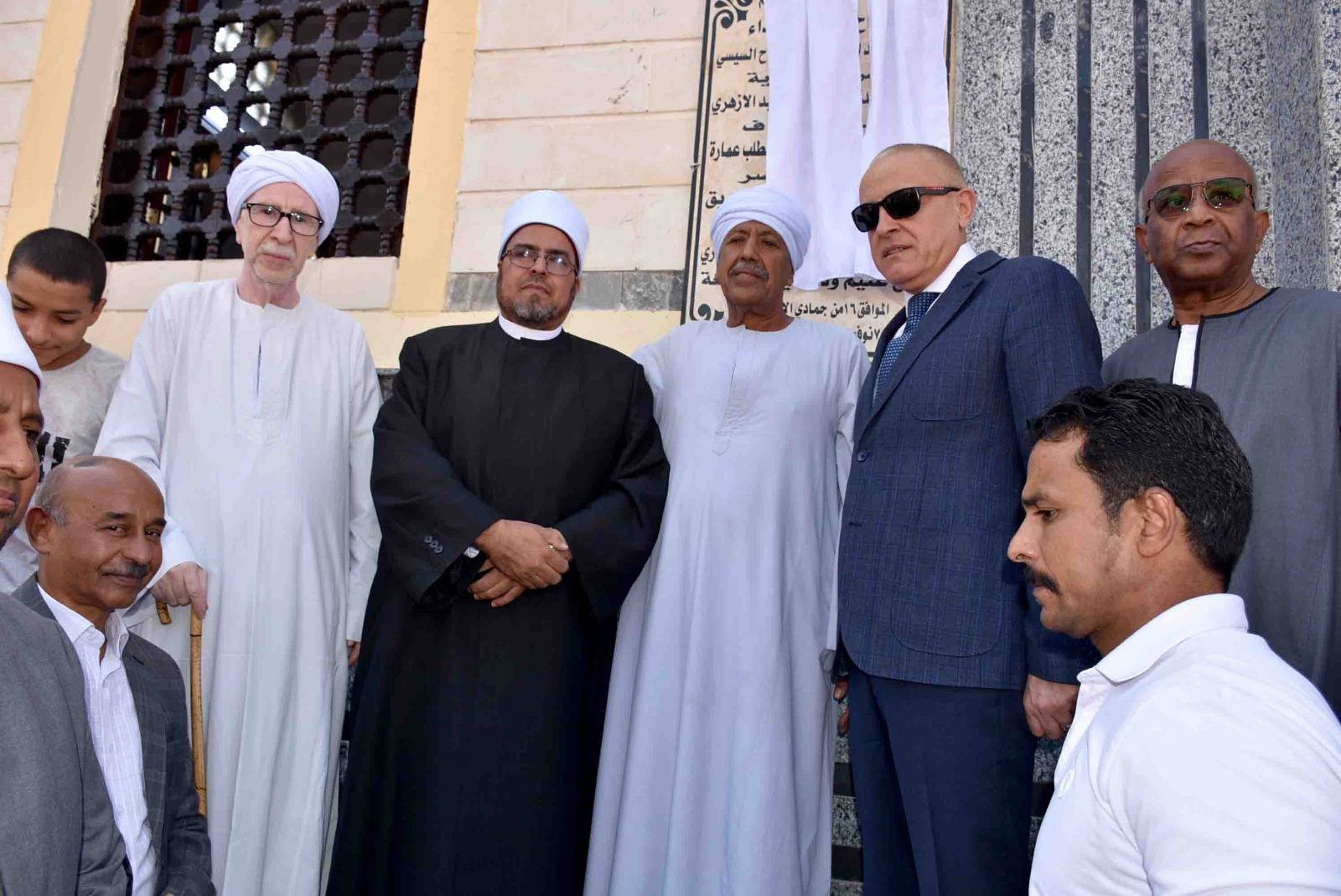 افتتاح مسجد الشهداء بنجع غنيم في منشأة العمارى