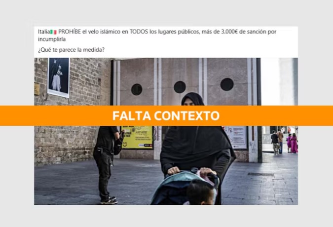 حظر الحجاب فى الاماكن العامة فى ايطاليا 