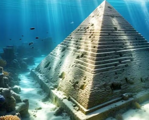 هرم فى الاعماق هرم فى الاعماق