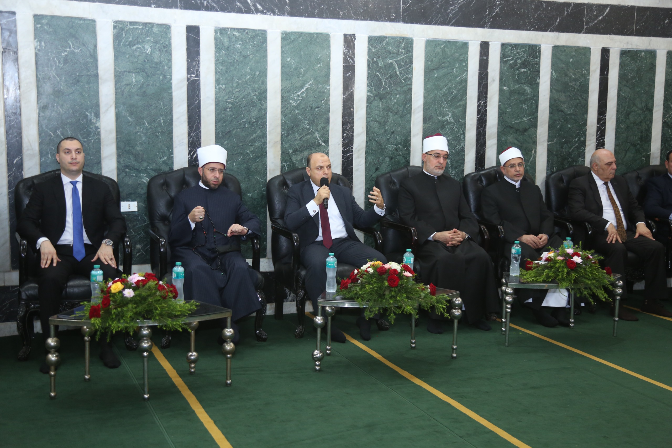 محافظ كفر الشيخ ووزير الأوقاف ومفتي الجمهورية ورئيس جامعة الأزهرية