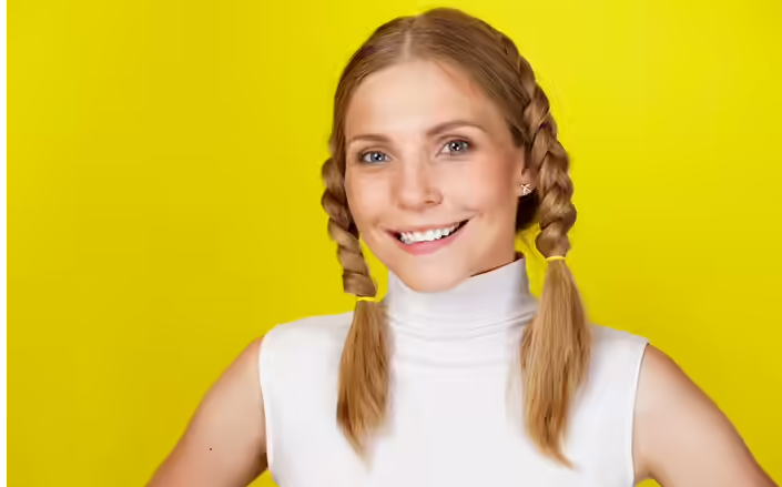 ضفائر الشعر القصيرة