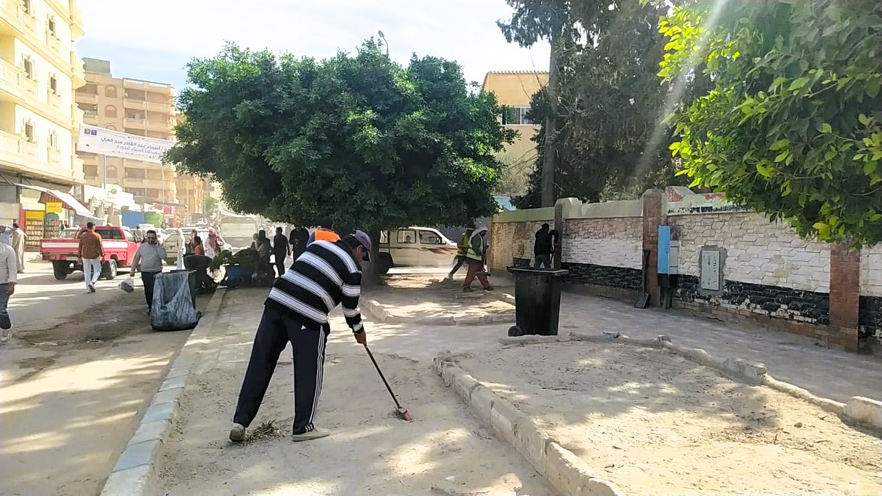 جانب من تجهيز لجان الانتخابات - مطروح