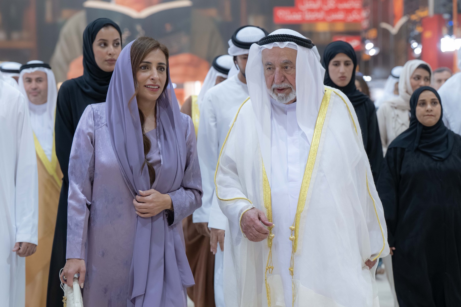 الشيخ سلطان القاسمي والشيخة بدور القاسمي