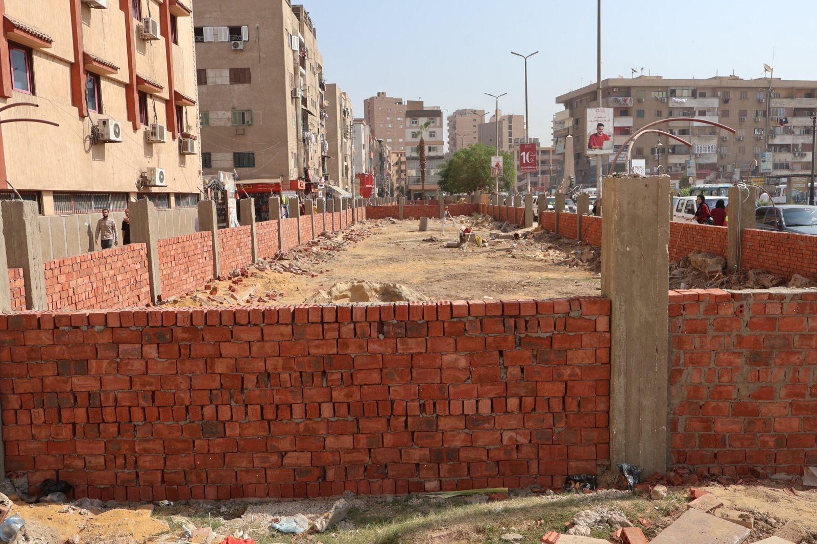 الاعمال الإنشائية بالحديقة الاعمال الإنشائية بالحديقة