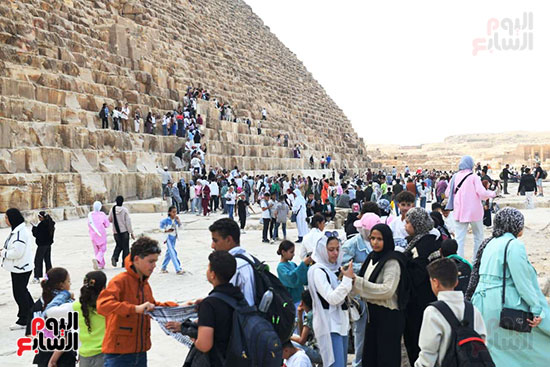 زوار منطقة  الهرم