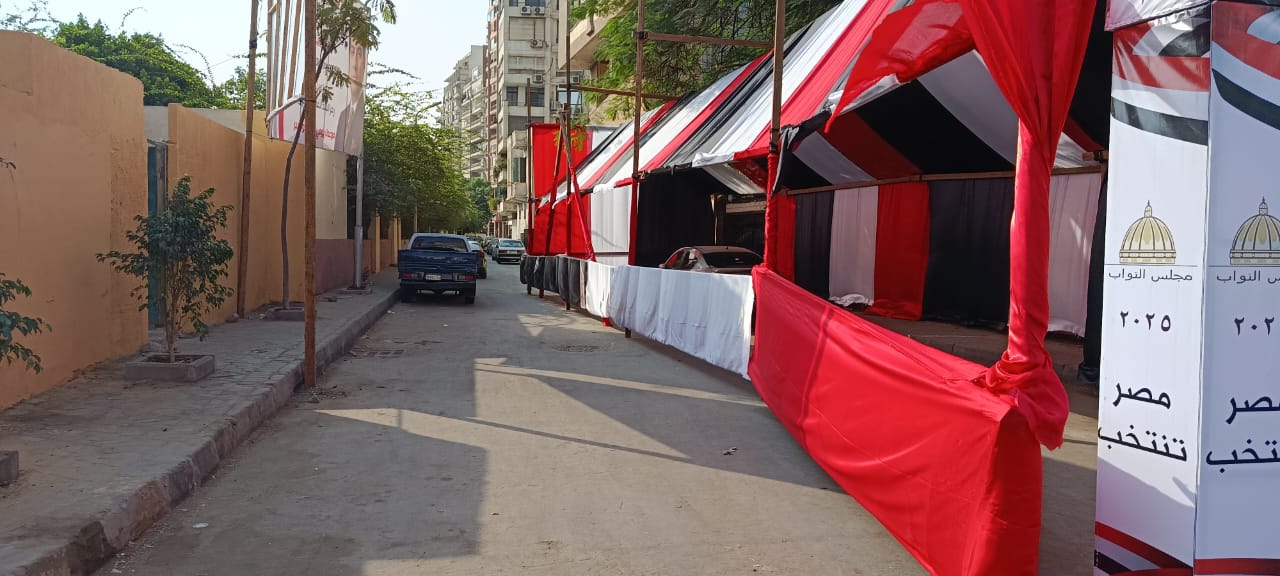 تجهيز المقرات الانتخابية في الجيزة (6)