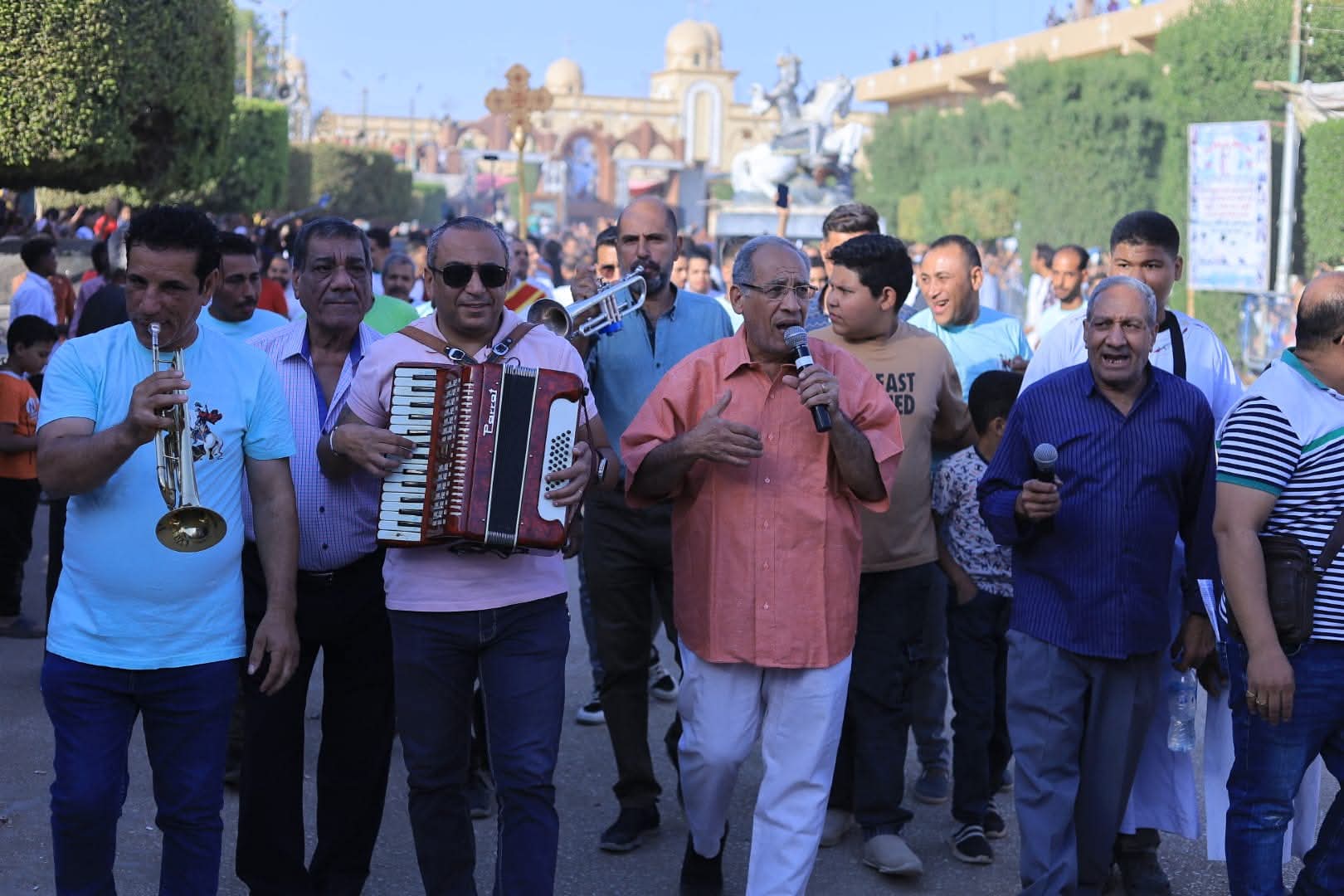 فرحة ليالي مولد دير مارجرجس بجبل الرزيقات تعود من جديد بالأقصر