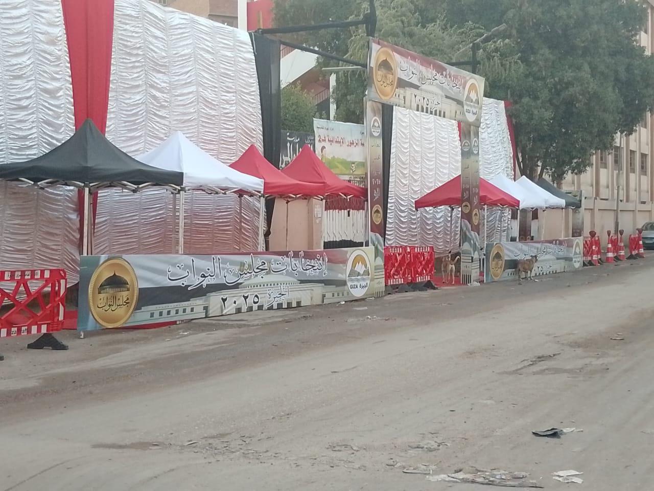 تجهيز المقرات الانتخابية في الجيزة (3)