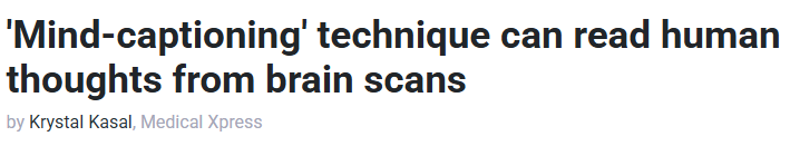 تقنية جديدة لقراءة الأفكار تقنية جديدة لقراءة الأفكار