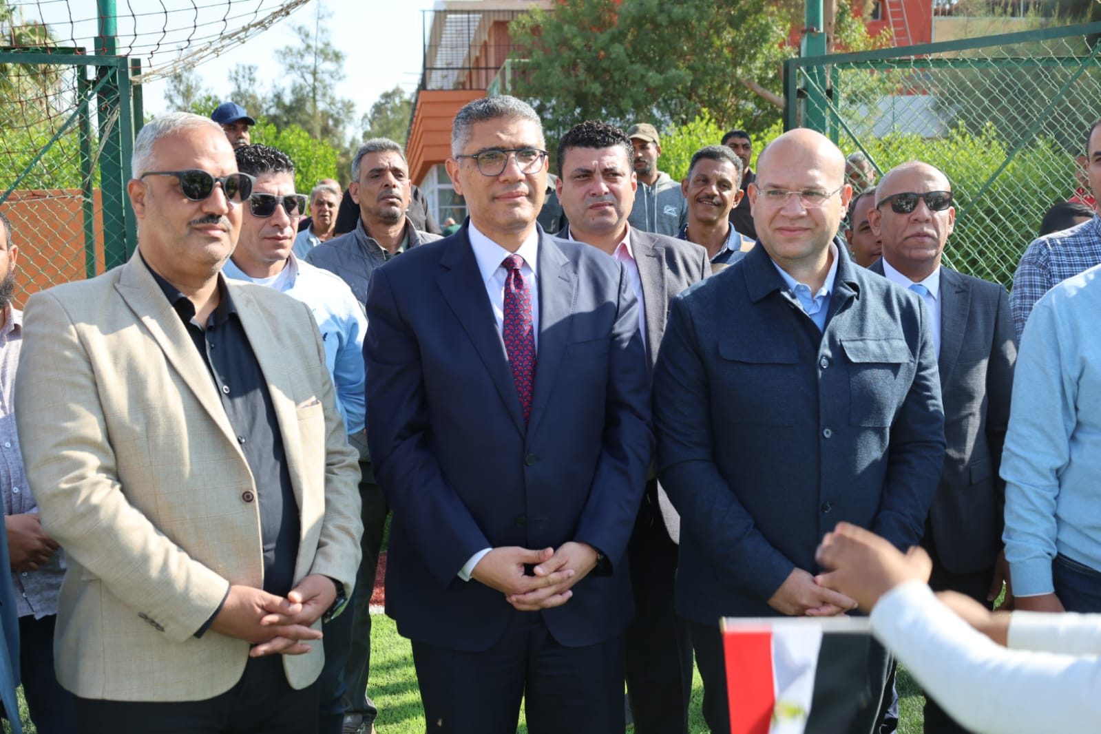 محافظ الجيزة يفتتح الملعب الخماسي وصالة ألعاب القوى بنادي المناجم (3)