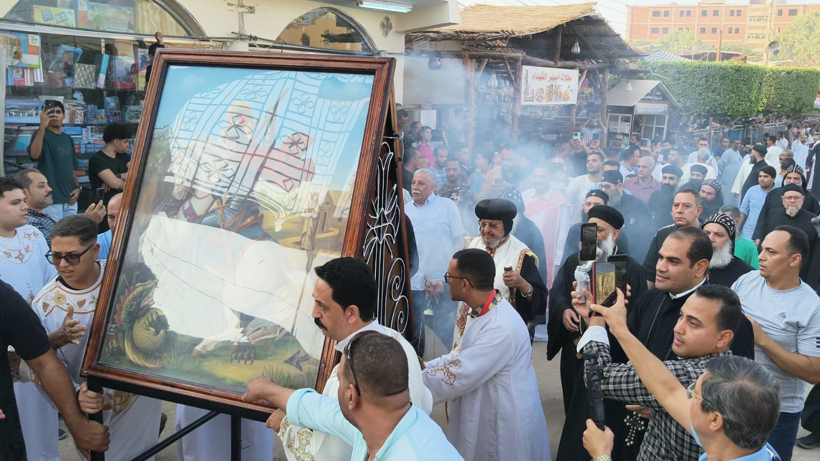 دير مارجرجس بجبل الرزيقات يبدأ أولى فعاليات الإحتفال السنوي دير مارجرجس بجبل الرزيقات يبدأ أولى فعاليات الإحتفال السنوي