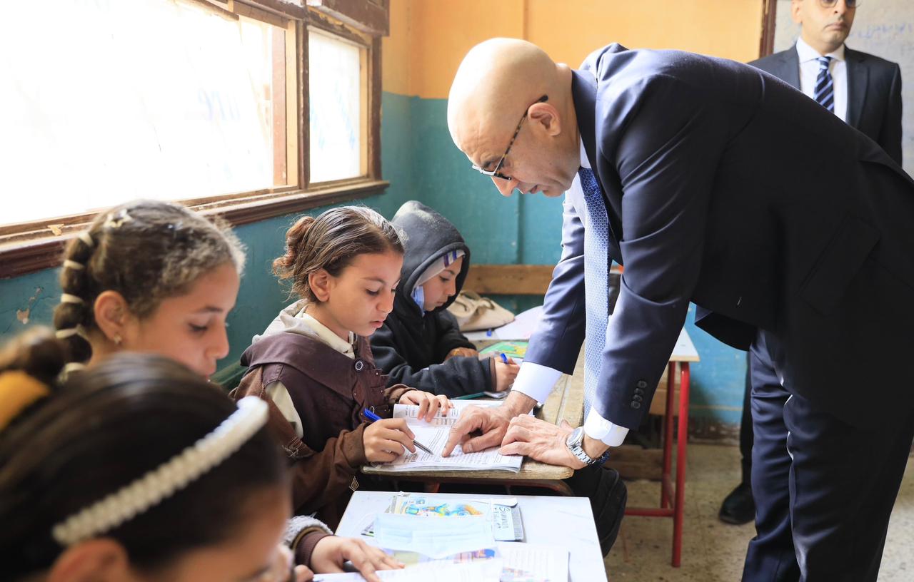 جانب من جولة وزير التربية والتعليم