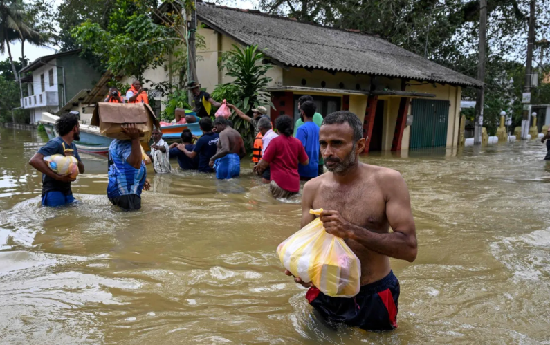 الفيضانات في سريلانكا