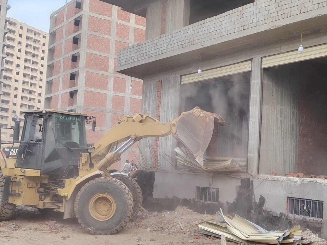 حملة إزالة مكبرة لمواجهة البناء المخالف