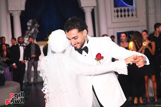 أحمد حمدى يحتفل بزفافه