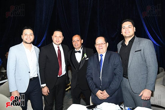 حضور حفل زفاف أحمد حمدى