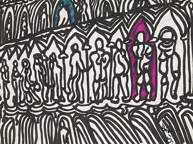 لوحة من أعمال جورج بهجوري لوحة من أعمال جورج بهجوري