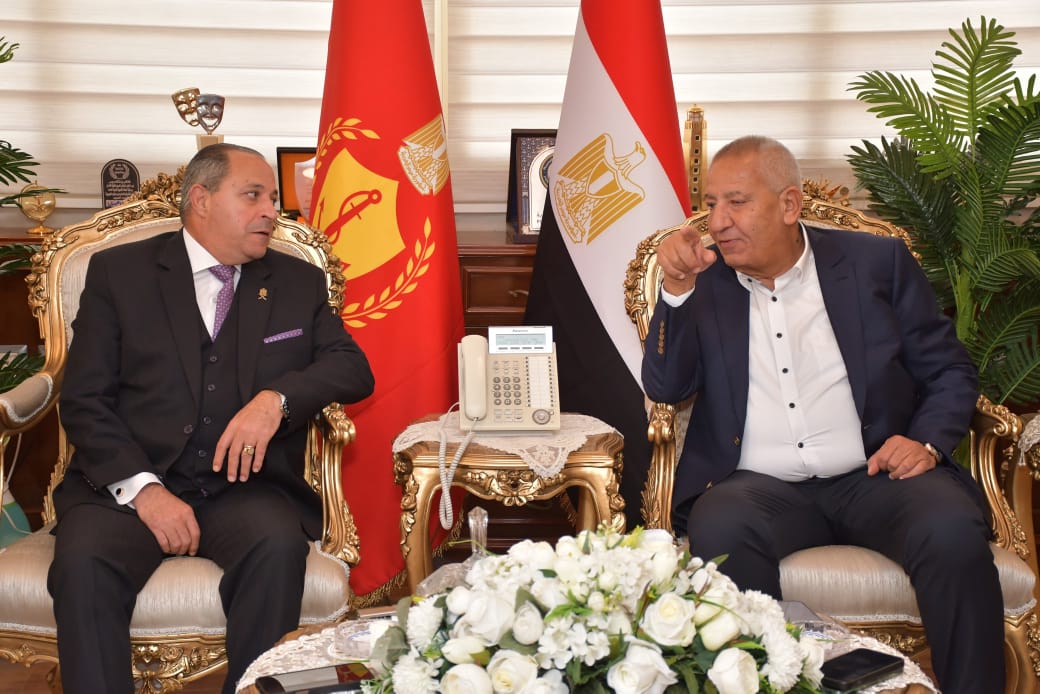 كامل ابو على ومحافظ بورسعيد