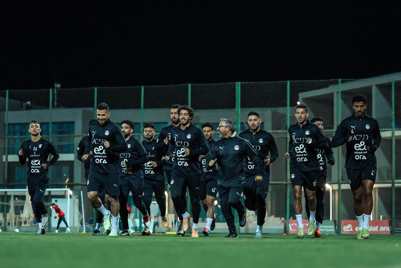 منتخب مصر يواصل تدريباته بالهدف (1)